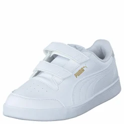 Barn Puma Shuffle V Ps White-grayviolet-teamgold