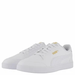 Puma Shuffle White-white-teamgold