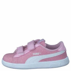 Barn Puma Smash V2 Glitz Glam V Inf Pearl Pink- White