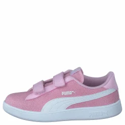 Barn Puma Smash V2 Glitz Glam V Ps Pearl Pink- White