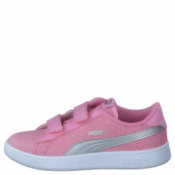Barn Puma Smash V2 Glitz Glam V Ps Prism Pink- Silver