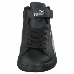 Barn Puma Smash V2 Mid L Fur Ps Black-whisper White