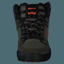 DC Shoes Pure High-top Wc Wnt Dusty Olive/orange