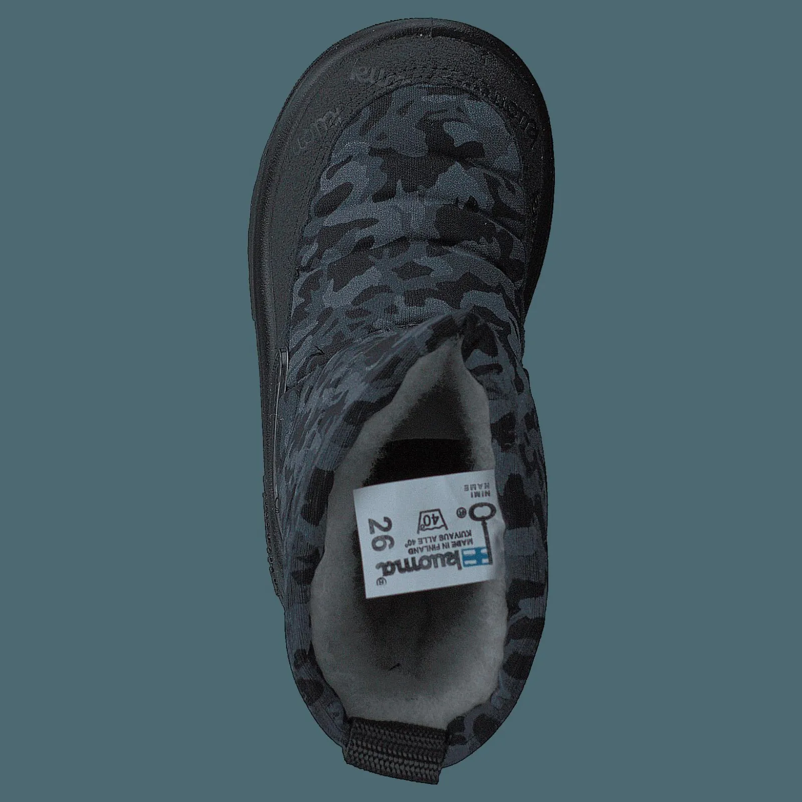 Barn Kuoma Putkivarsi Wool Black Ghost