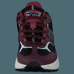 Björn Borg R1300 Mid Blk Spk W Burgundy-black