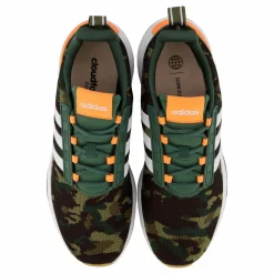 adidas Racer TR21 Cloudfoam Lifestyle Running Shoes Green Oxide / Cloud White / Screaming Orange