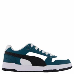 Barn Puma Rbd Game Low Jr Cold Green- Black- Whi