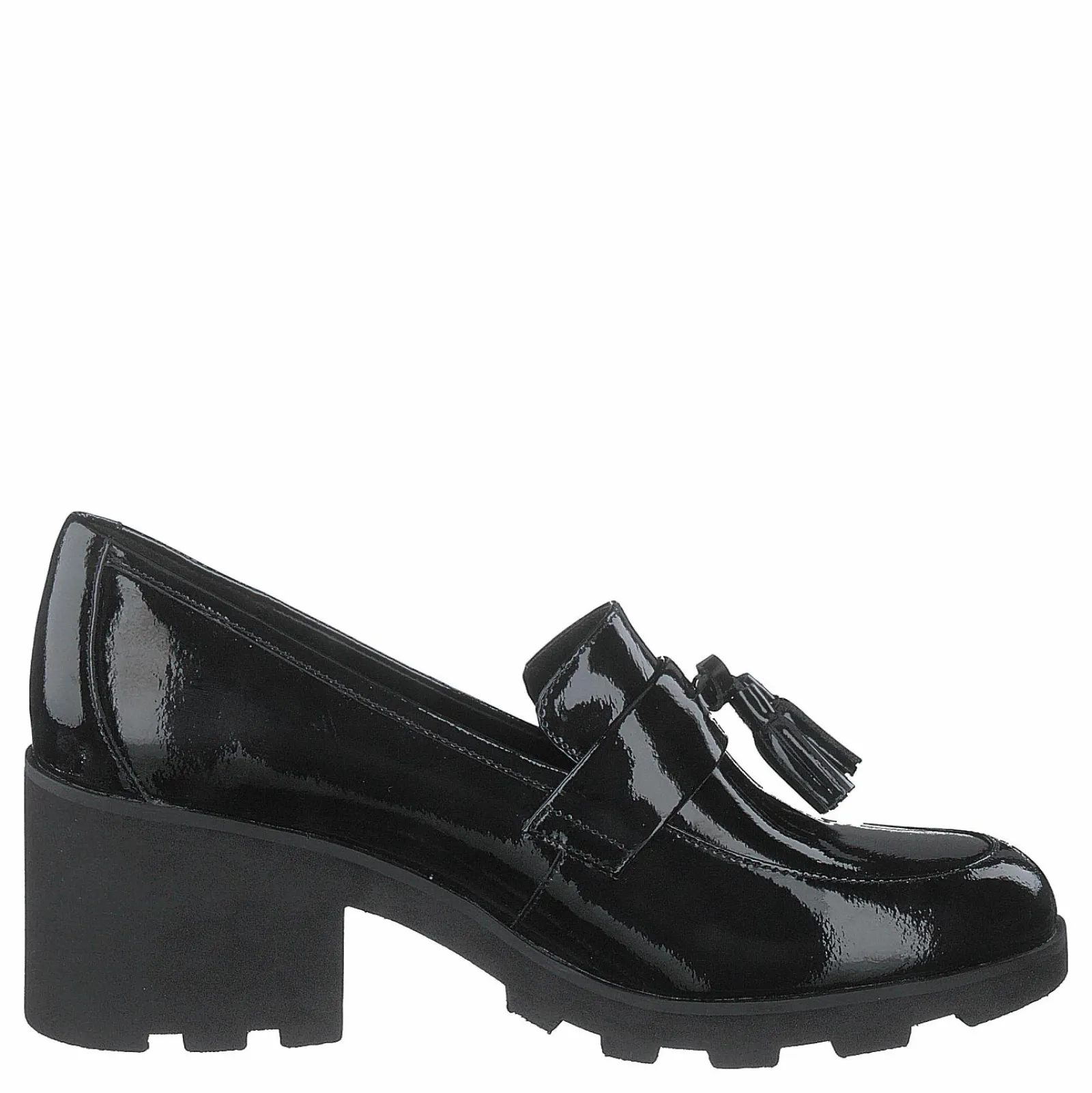 Clarks Rene Loafer Black Patent