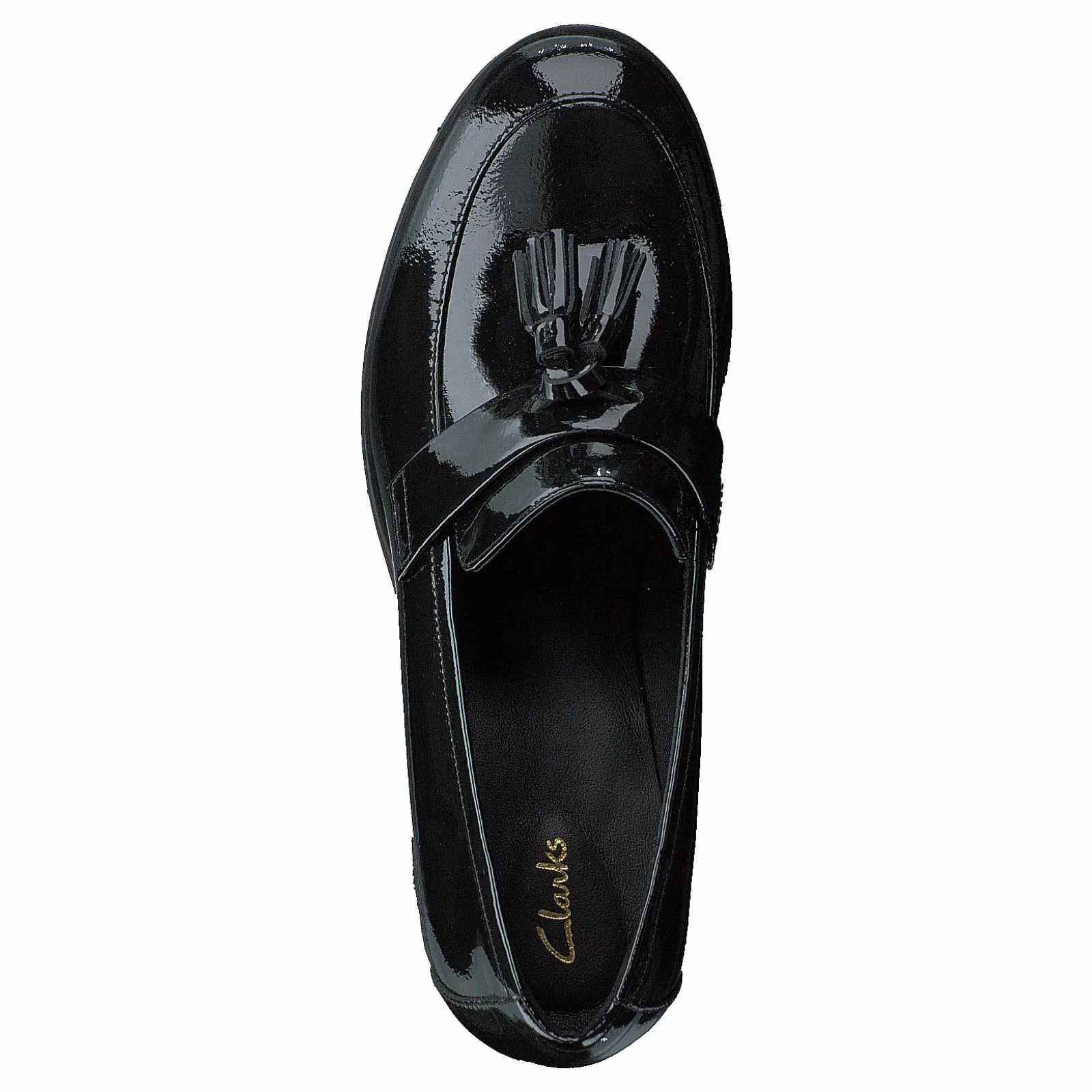 Clarks Rene Loafer Black Patent