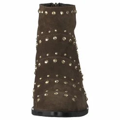 A Pair Rivet Flat Boot Softy Olivia, Rivets Oro