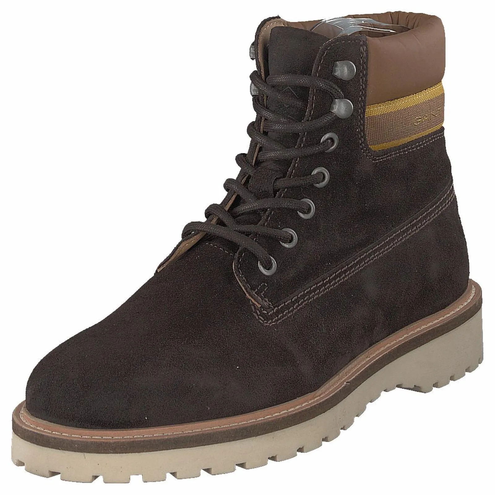 Gant Roden Mid Lace Boot Dk Brown+toffee