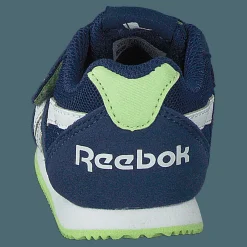 Barn Reebok Classic Royal Classic Jog 2 Kc Washed Blue/White/Lime Glow
