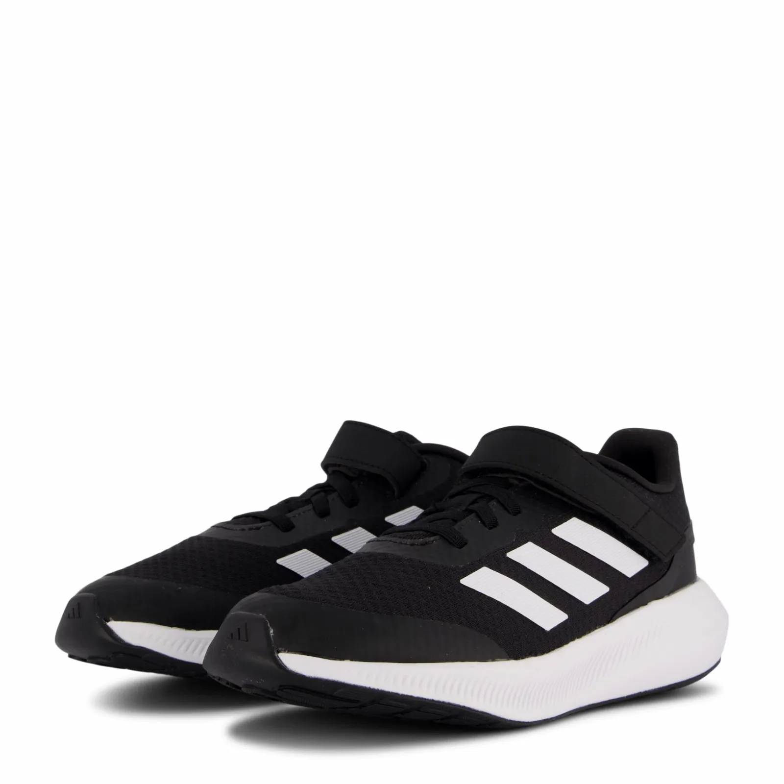Barn adidas RunFalcon 3.0 Elastic Lace Top Strap Shoes Core Black / Cloud White / Core Black