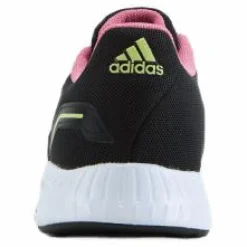 Barn adidas Runfalcon 2.0 Shoes Core Black / Rose Tone / Pulse Yellow