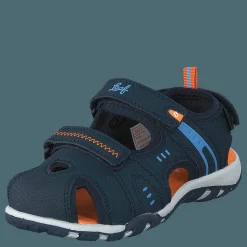 Barn Leaf Runn Navy/orange