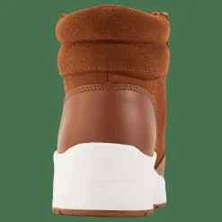 Lauren Ralph Lauren Rylee Suede & Leather High-Top Sneaker Whiskey/Deep Saddle Tan