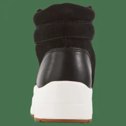 Lauren Ralph Lauren Rylee Suede & Leather High-Top Sneaker Black/Black