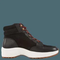 Lauren Ralph Lauren Rylee Suede & Leather High-Top Sneaker Black/Black