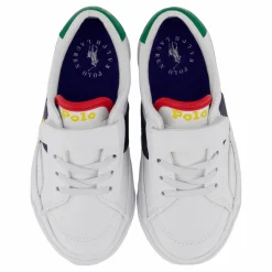 Barn Ralph Lauren Junior Ryley Ps T-white Tumbled/navy/green W/