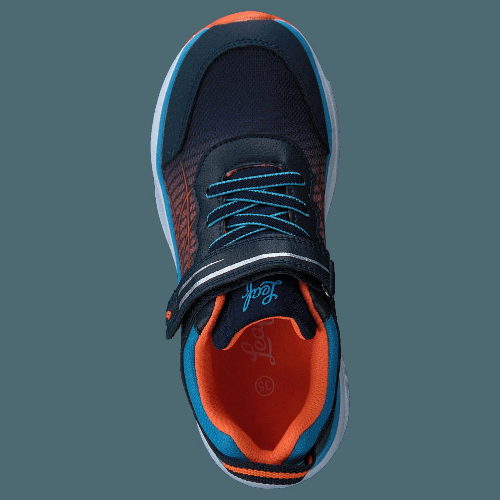 Barn Leaf Samset Navy/orange