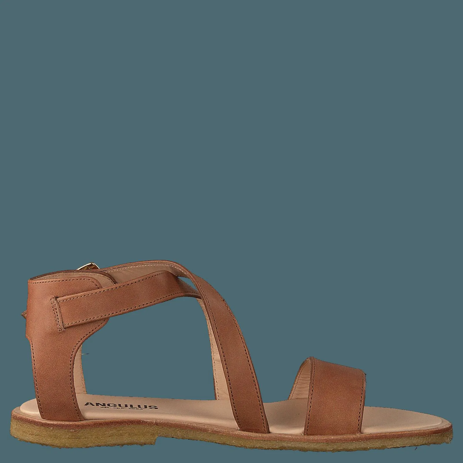 Angulus Sandal With Buckle Tan