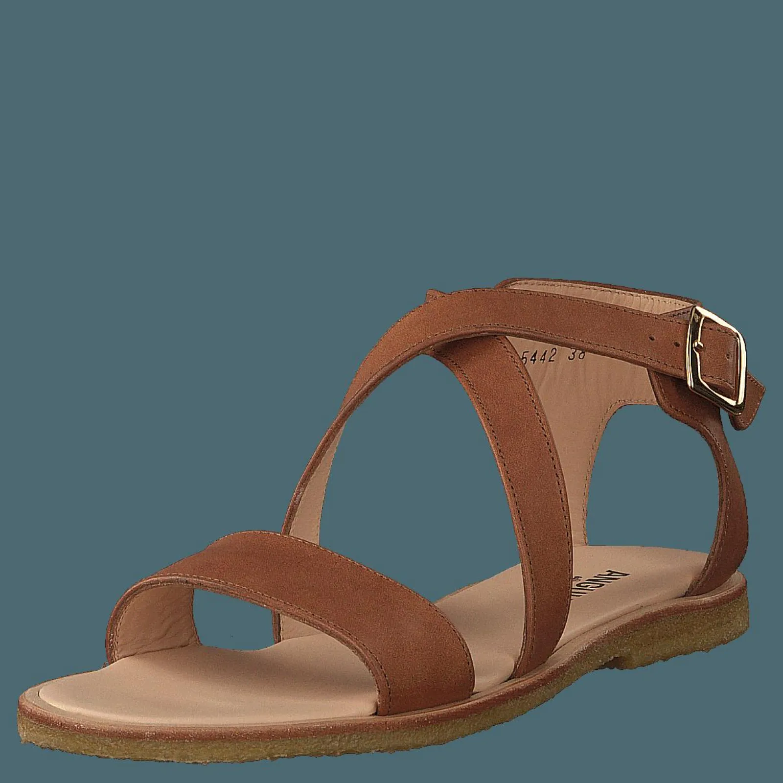 Angulus Sandal With Buckle Tan