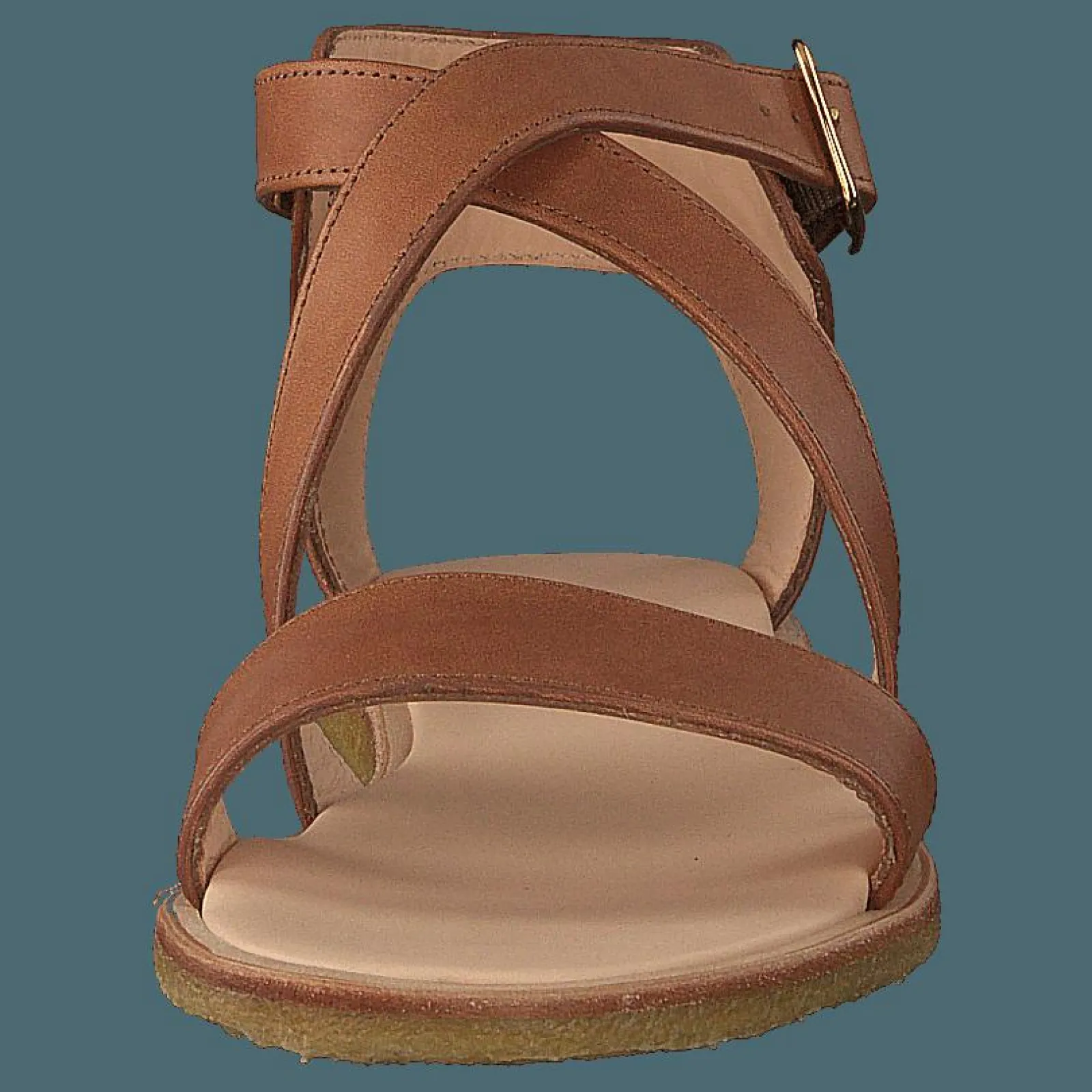 Angulus Sandal With Buckle Tan