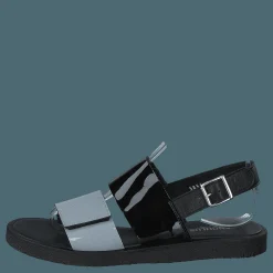 Angulus Sandal With Plateau Sole Greyblue/black/black