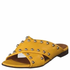 Billi Bi Sandals Yellow Nappa/gold