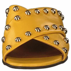 Billi Bi Sandals Yellow Nappa/gold
