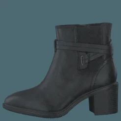 Clarks Scene Star Black Leather