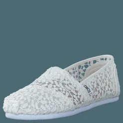 Toms Seasonal Classics White Lace Leaves