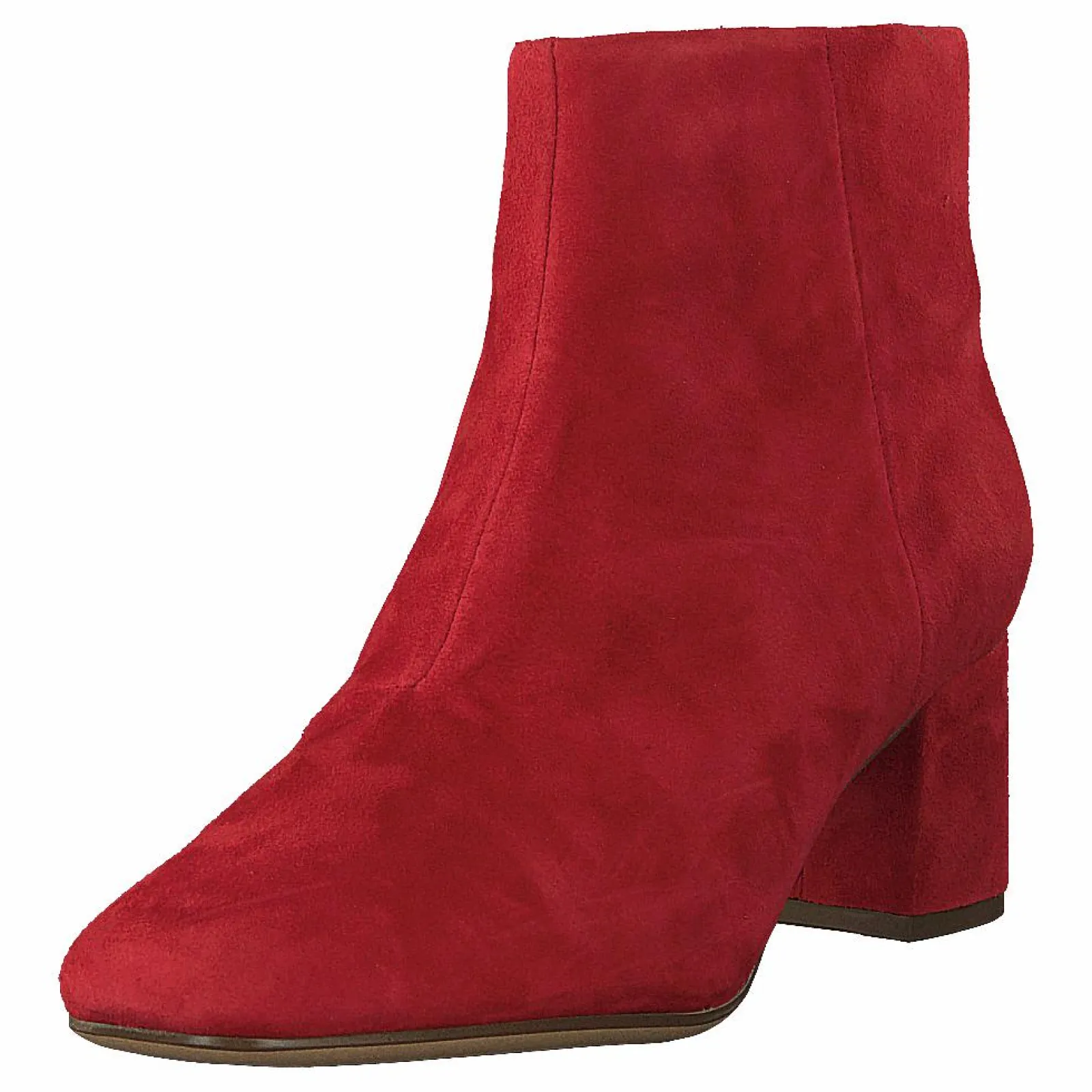 Clarks Sheer Flora Red Suede