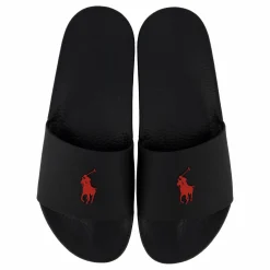 Polo Ralph Lauren Signature Pony Slide Black / Red PP