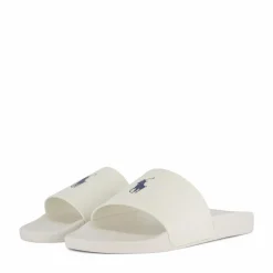 Polo Ralph Lauren Signature Pony Slide Deckwash White / Navy PP