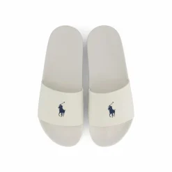 Polo Ralph Lauren Signature Pony Slide Deckwash White / Navy PP