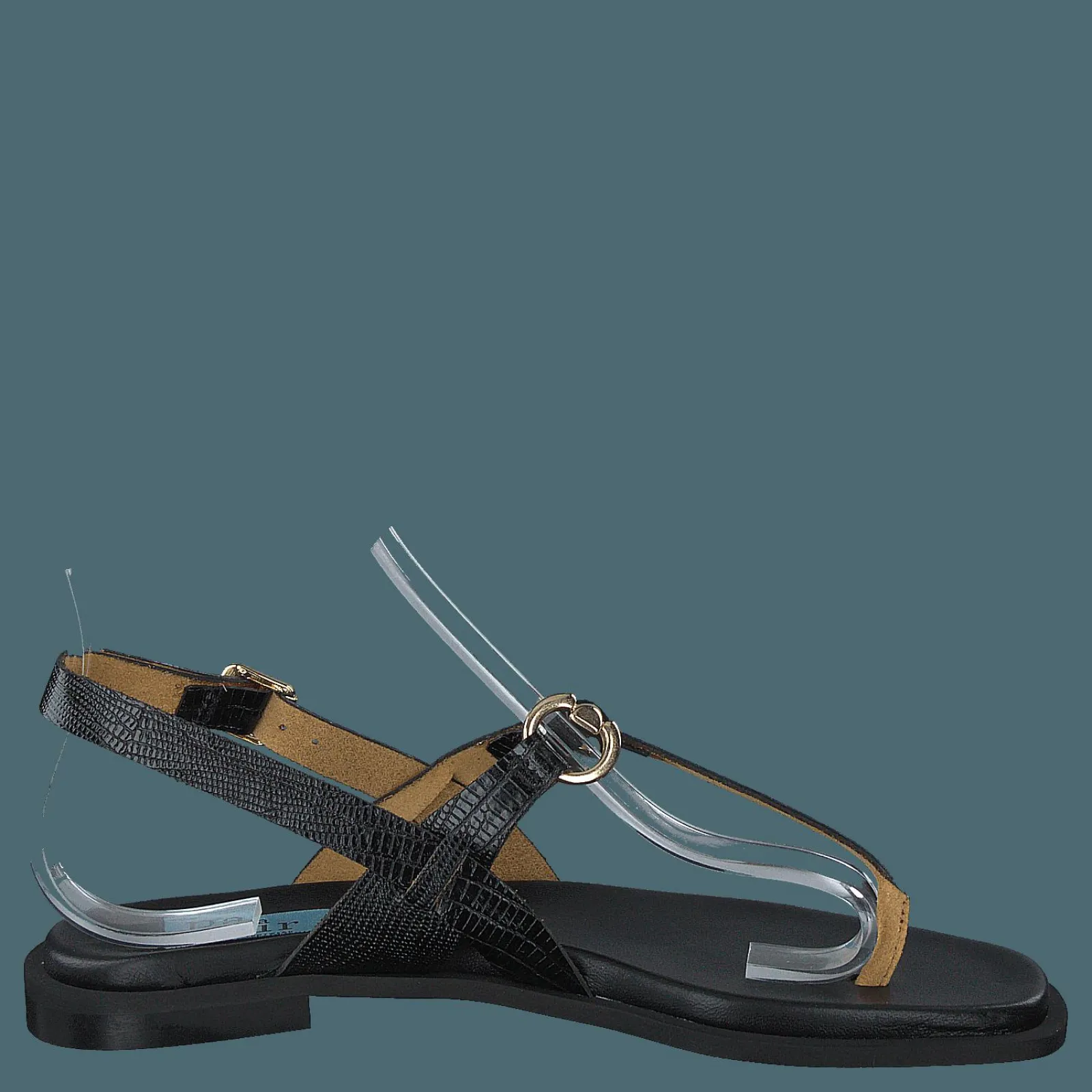 A Pair Simpel String Sandal Black