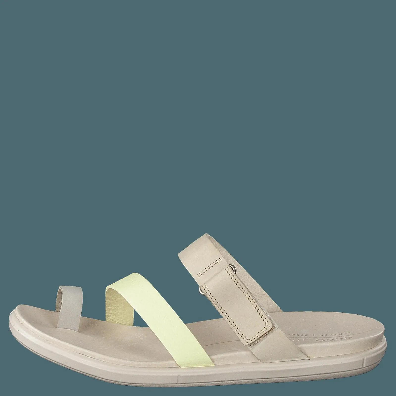 ECCO Simpil Sandal Gravel/sherbet/limestone