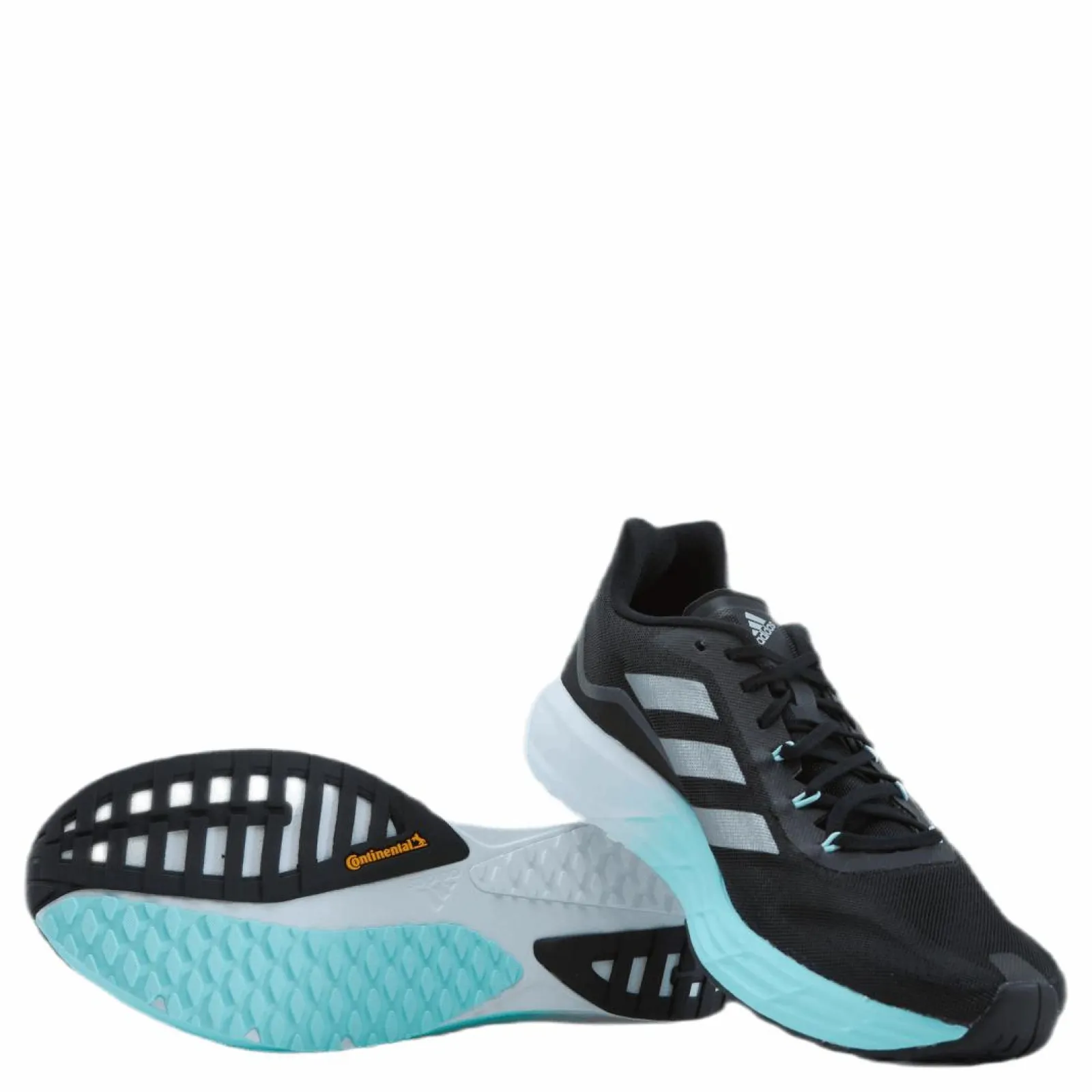 adidas SL20 Shoes Core Black / Silver Metallic / Clear Aqua