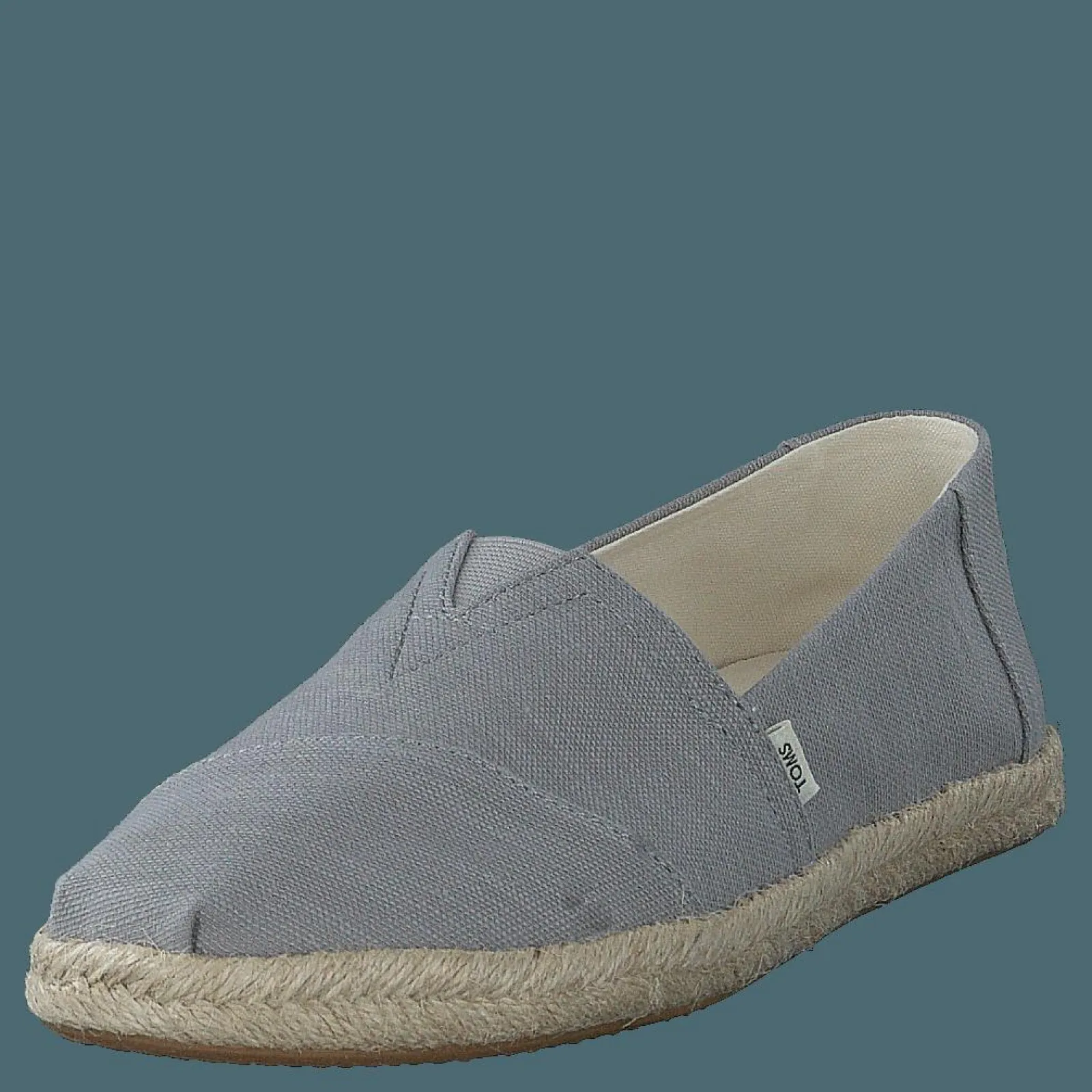 Toms Slubby Woven Rope Alprg Drizzle Grey