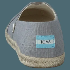 Toms Slubby Woven Rope Alprg Drizzle Grey