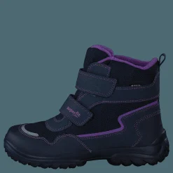 Barn Superfit Snowcat Gore-tex Black/lila