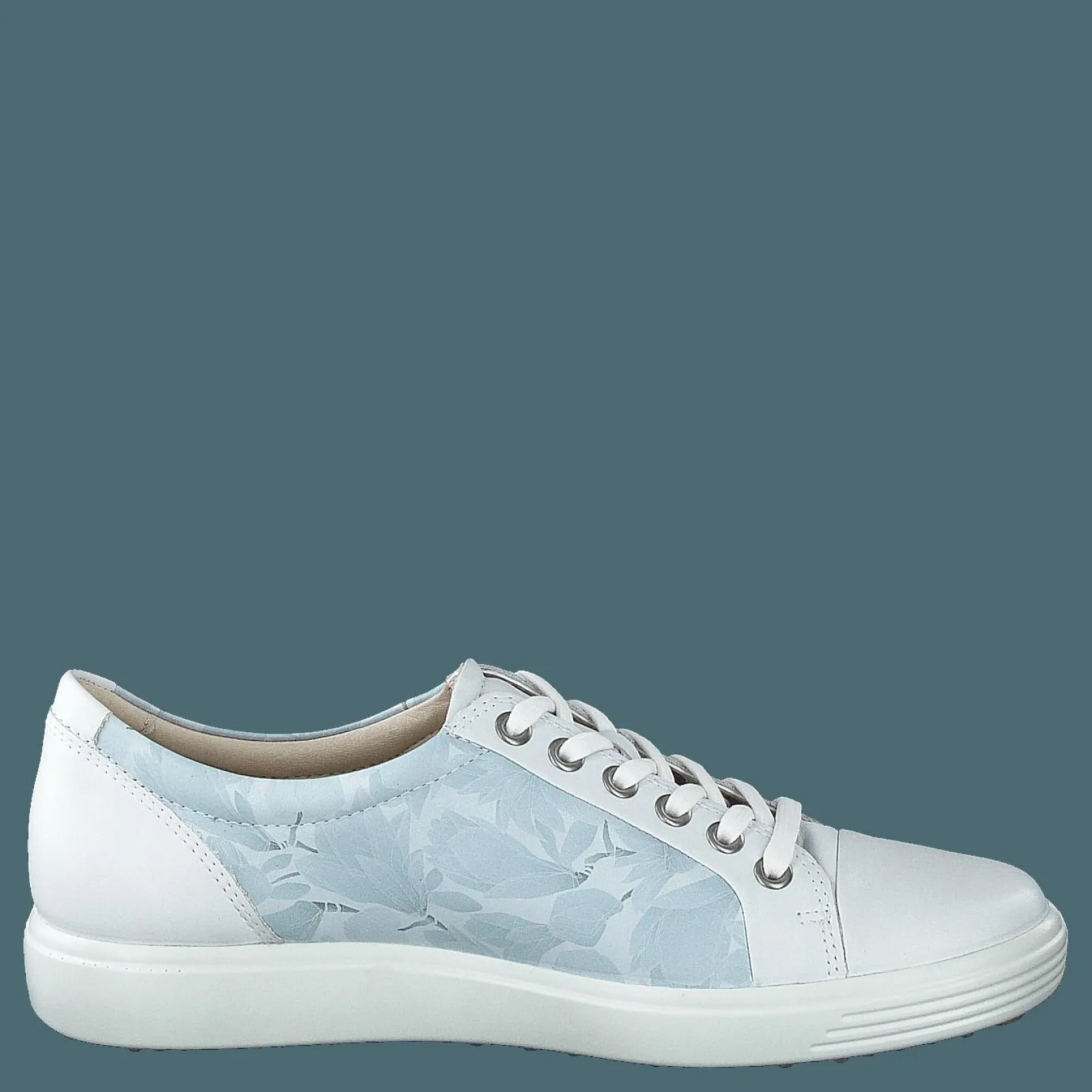 ECCO Soft 7 W White/dusty Blue