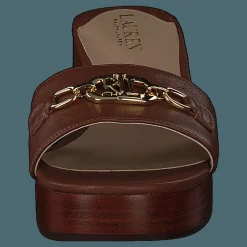 Lauren Ralph Lauren Soft Nappa-roxanne-sn-fsa Deep Saddle Tan