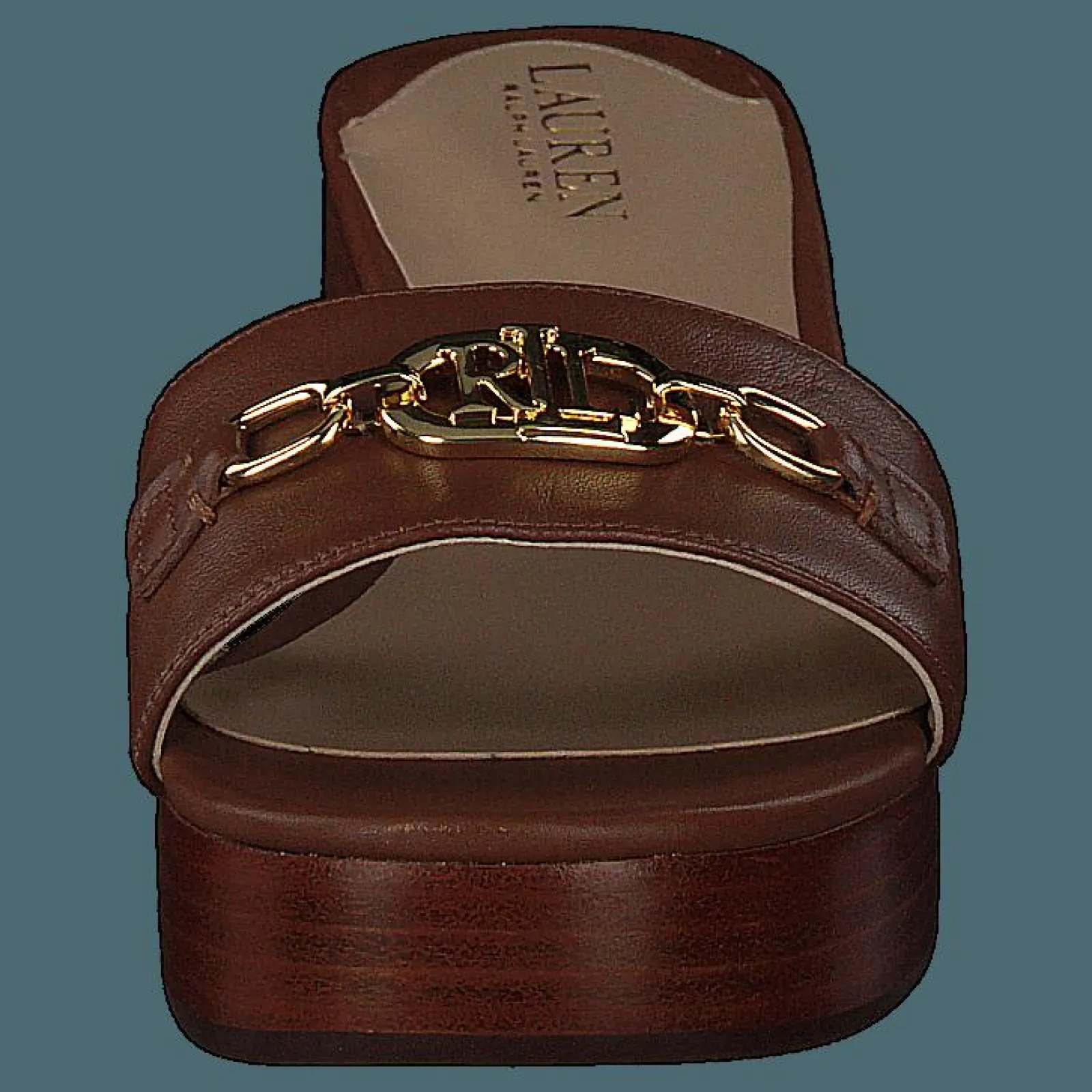 Lauren Ralph Lauren Soft Nappa-roxanne-sn-fsa Deep Saddle Tan