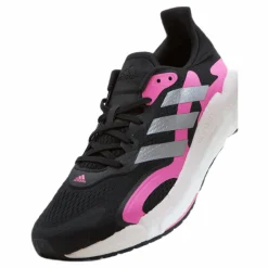adidas SolarBoost 3 Shoes Core Black / Screaming Pink / Halo Silver