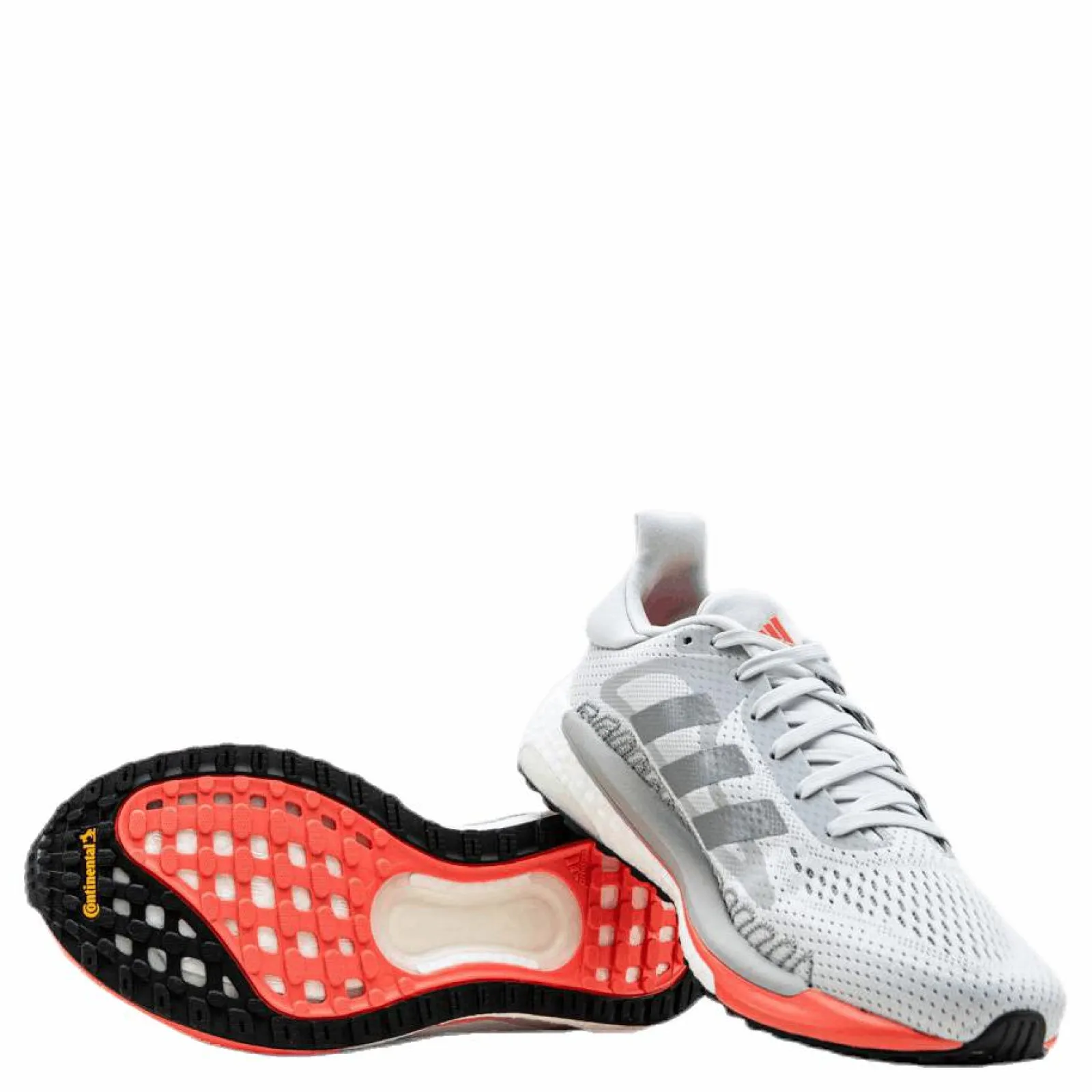 adidas SolarGlide 3 Shoes Dash Grey / Silver Metallic / Signal Pink / Coral