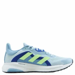 adidas SolarGlide 4 ST Shoes Halo Blue / Signal Green / Sonic Ink
