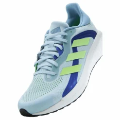 adidas SolarGlide 4 ST Shoes Halo Blue / Signal Green / Sonic Ink