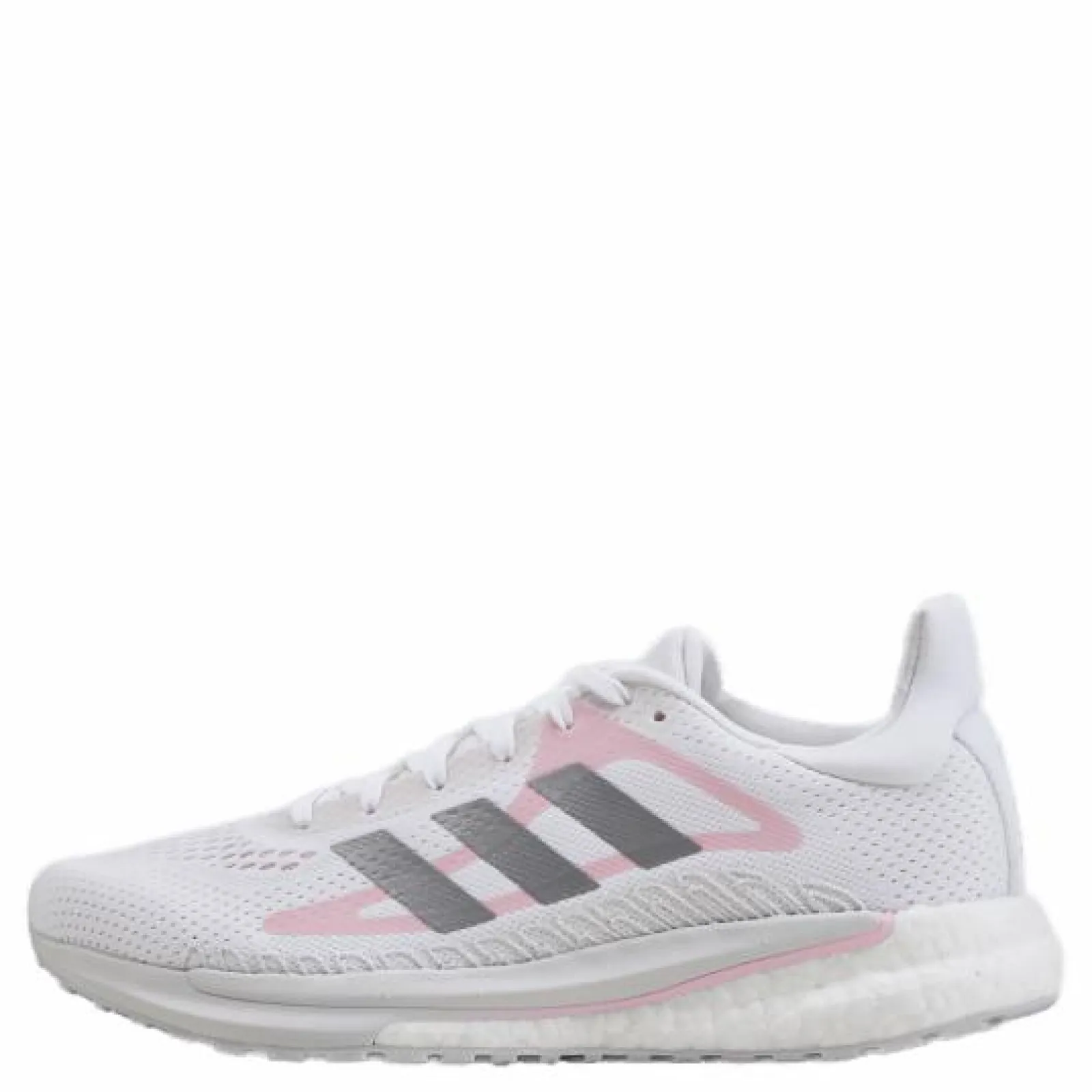 adidas SolarGlide Shoes Cloud White / Silver Metallic / Fresh Candy
